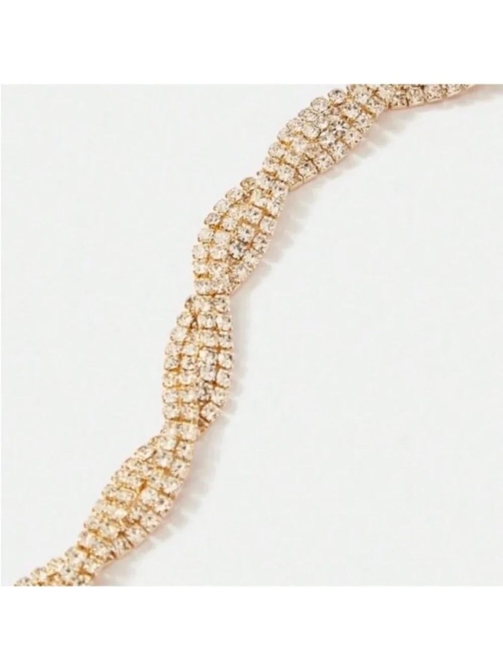 New! Classic Gold Rhinestone Bracelet (3019) NWOT